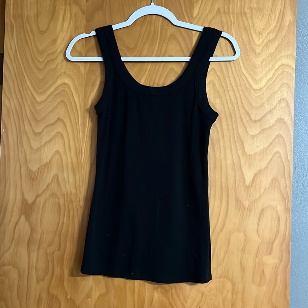 Black Ribbed Tank Top size small